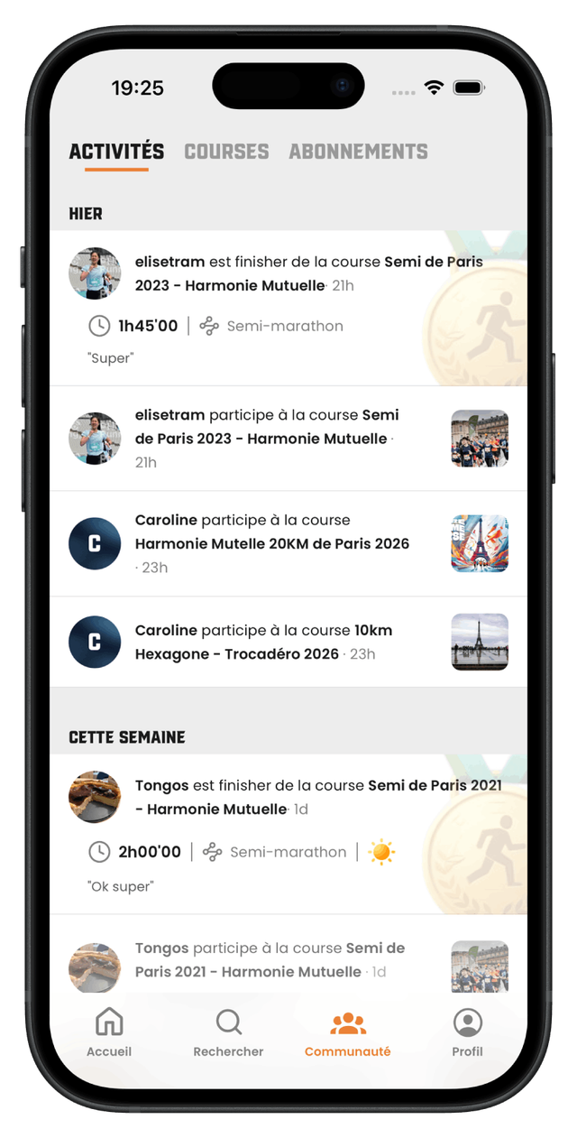 BPMoov app interface